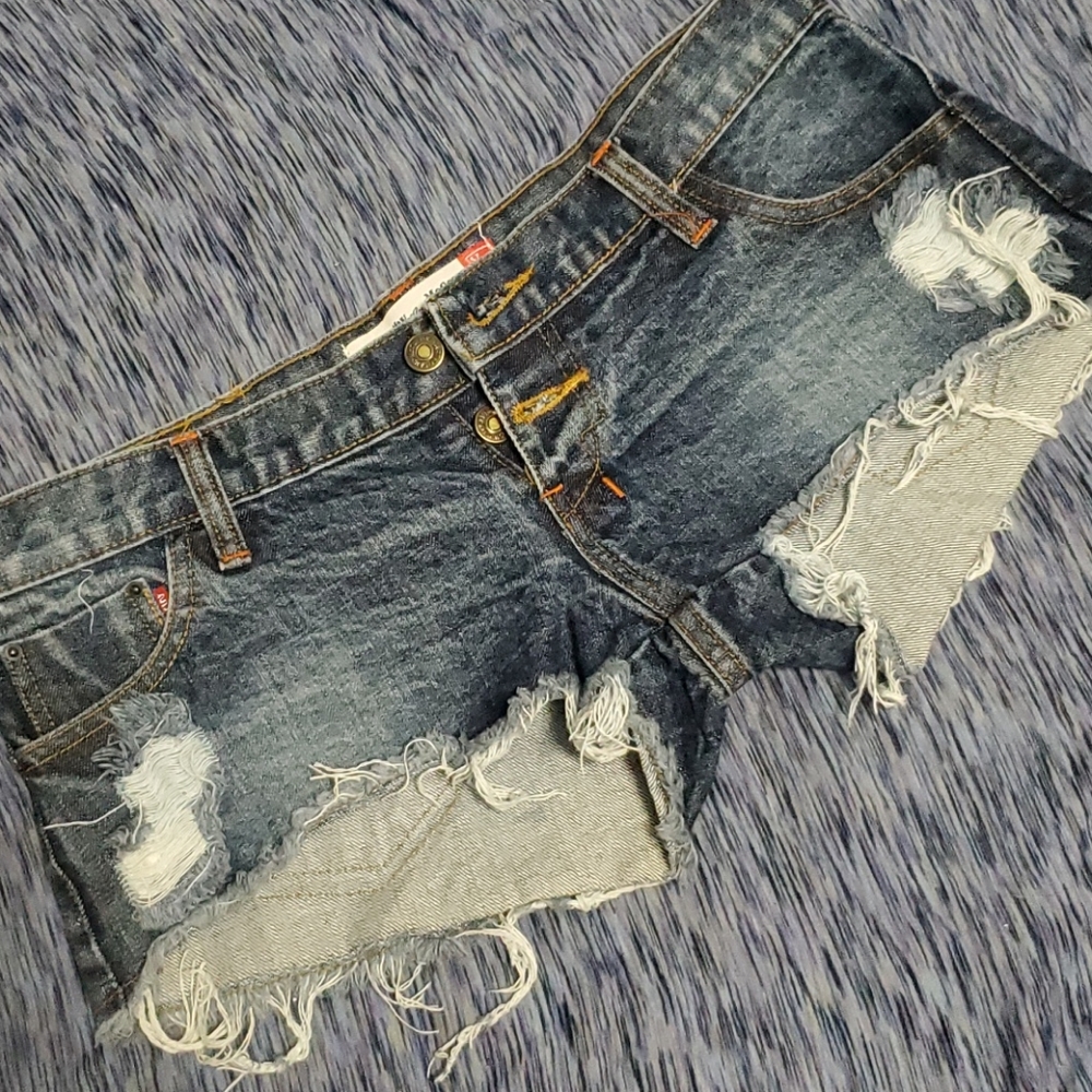 Cutoff Denim Shorts